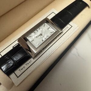 Elegant Vintage-Inspired Coldwater Creek Tank Watch by Pedre